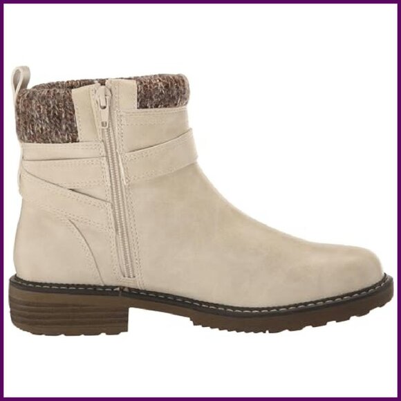 Women's Ankle Boots with Padded Cuff, Wide Widths Available - Picture 7 of 8